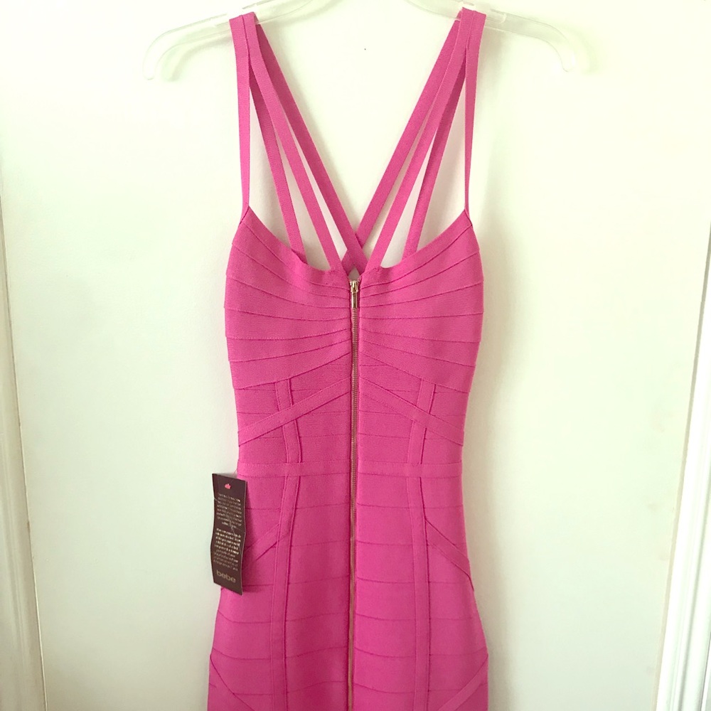 BeBe Bandage Bodycon Dress.